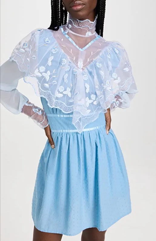 Southern Girl Blue Victorian Dress
