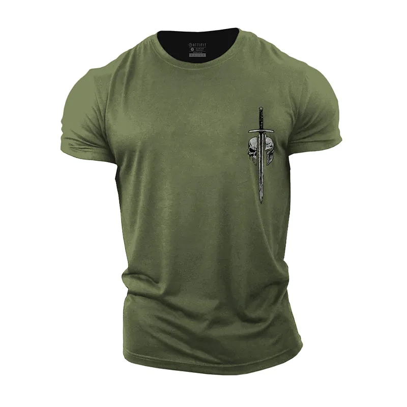 Spartan Sword Cotton T-Shirt