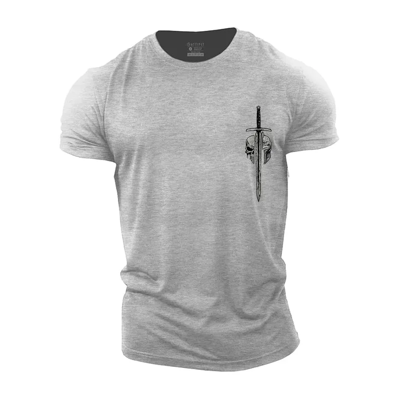 Spartan Sword Cotton T-Shirt