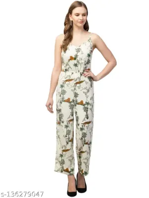 Spegety Neck printed Jumpsuits