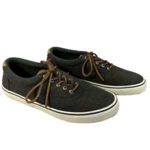 Sperry Mens Striper II CVO Wool Plaid Sneaker Sz 12