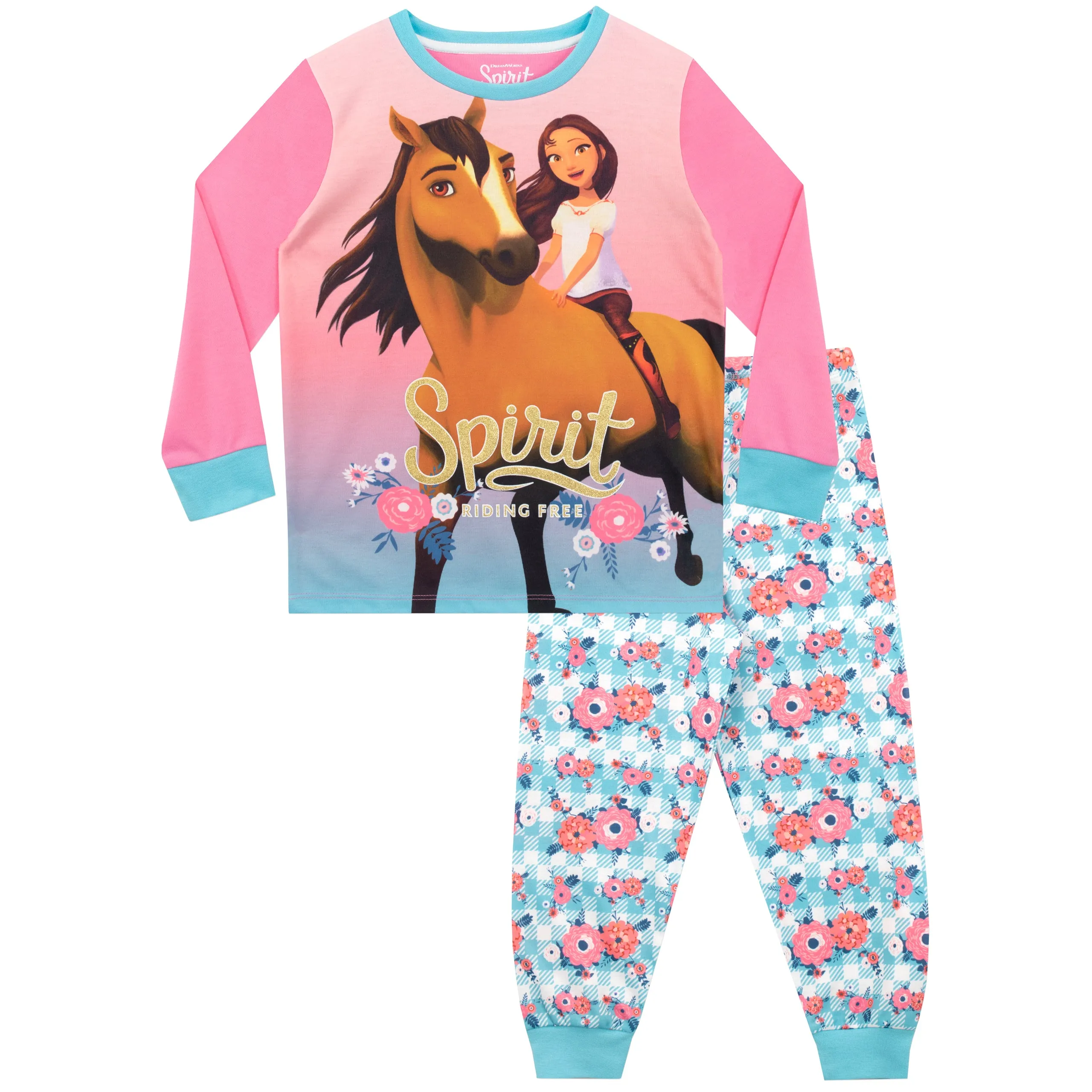 Spirit Riding Free Pajamas - Spirit and Lucky