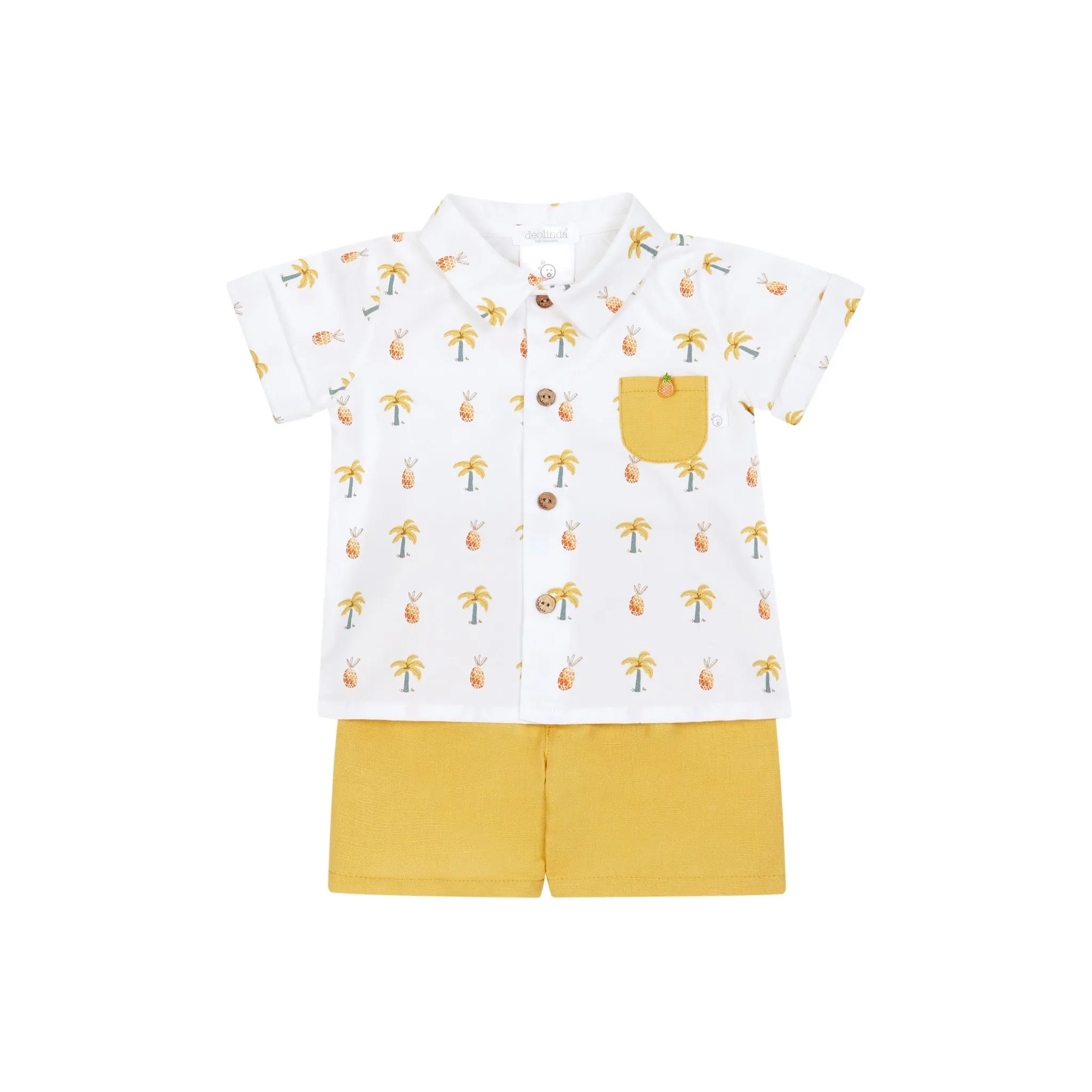 SS24 Deolinda - Pineapple Short Set