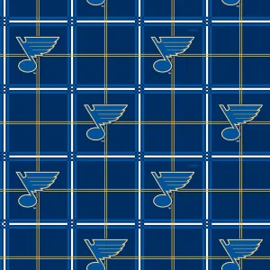 ST. LOUIS BLUES-Plaid Flannel-100% Cotton-023SLB