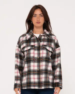 Stemming Oversized Plaid Shirt