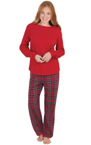 Stewart Plaid Thermal-Top Pajamas