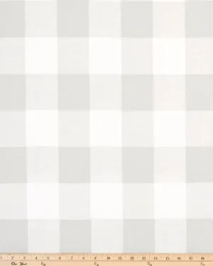 Straight Valance in Grey and White Buffalo Plaid Cotton Slub Fabric, Custom Made Fully Lined