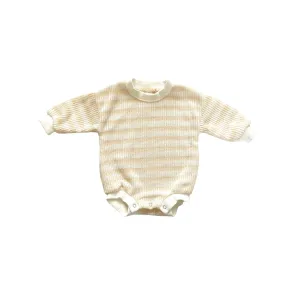Striped Romper | vanilla