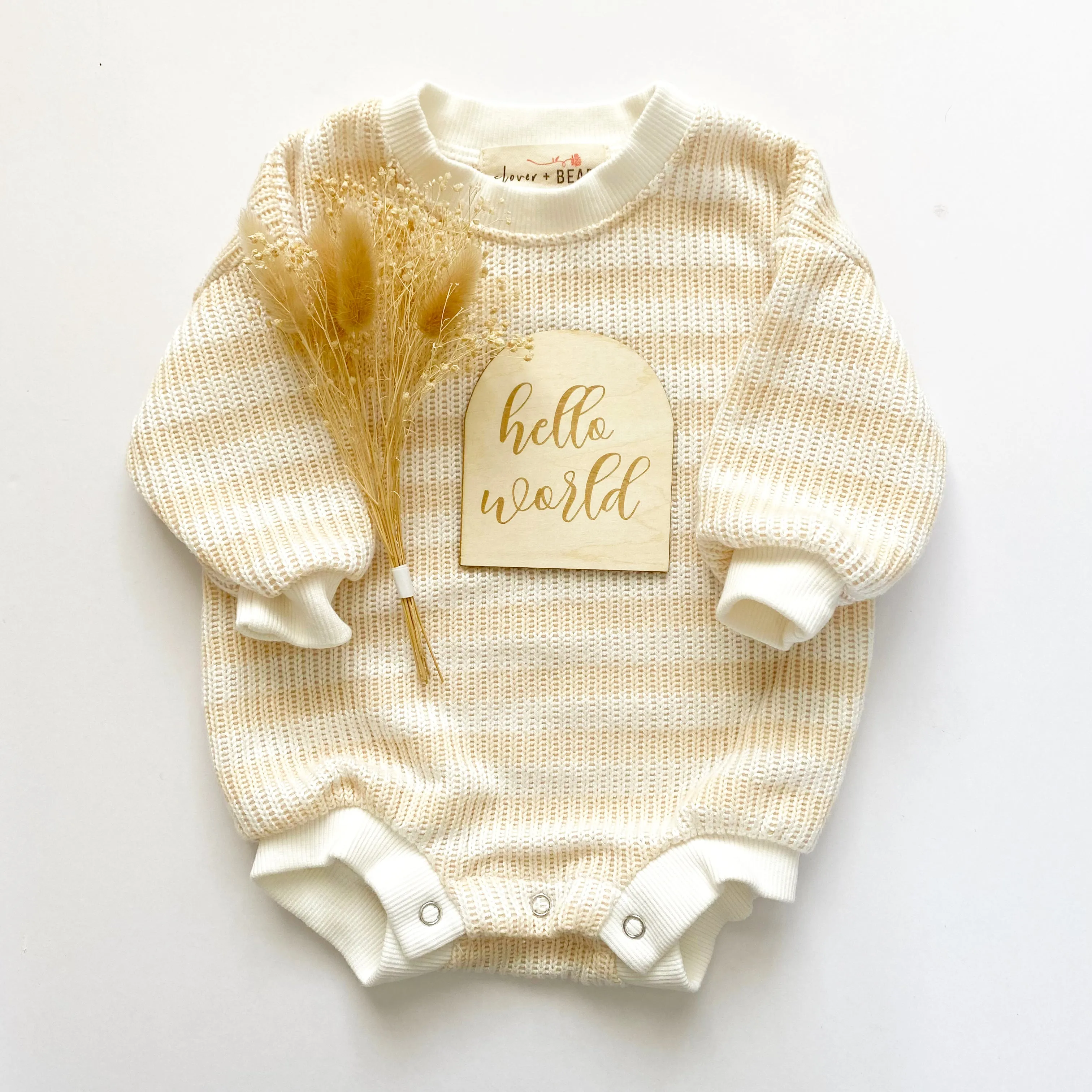 Striped Romper | vanilla