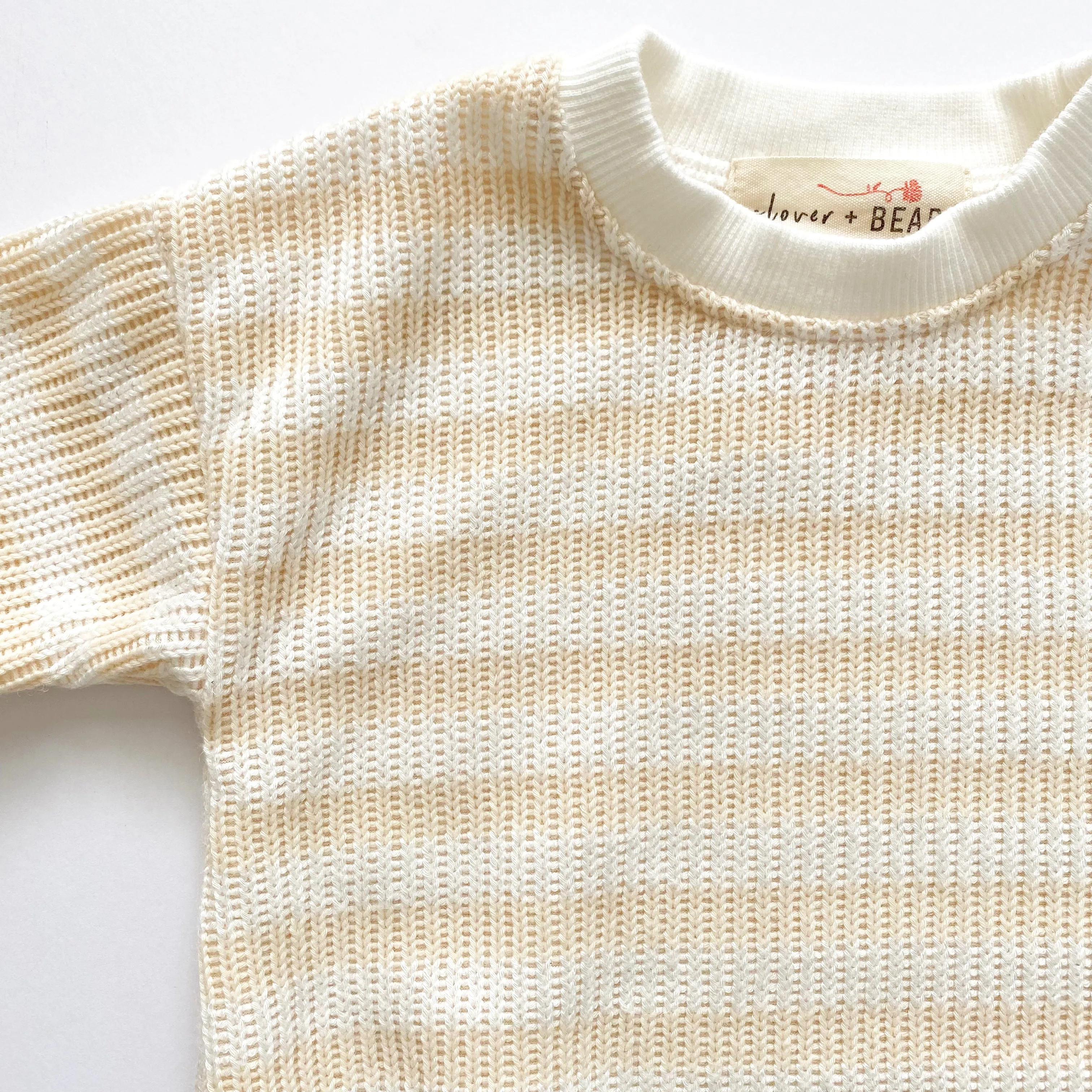 Striped Romper | vanilla