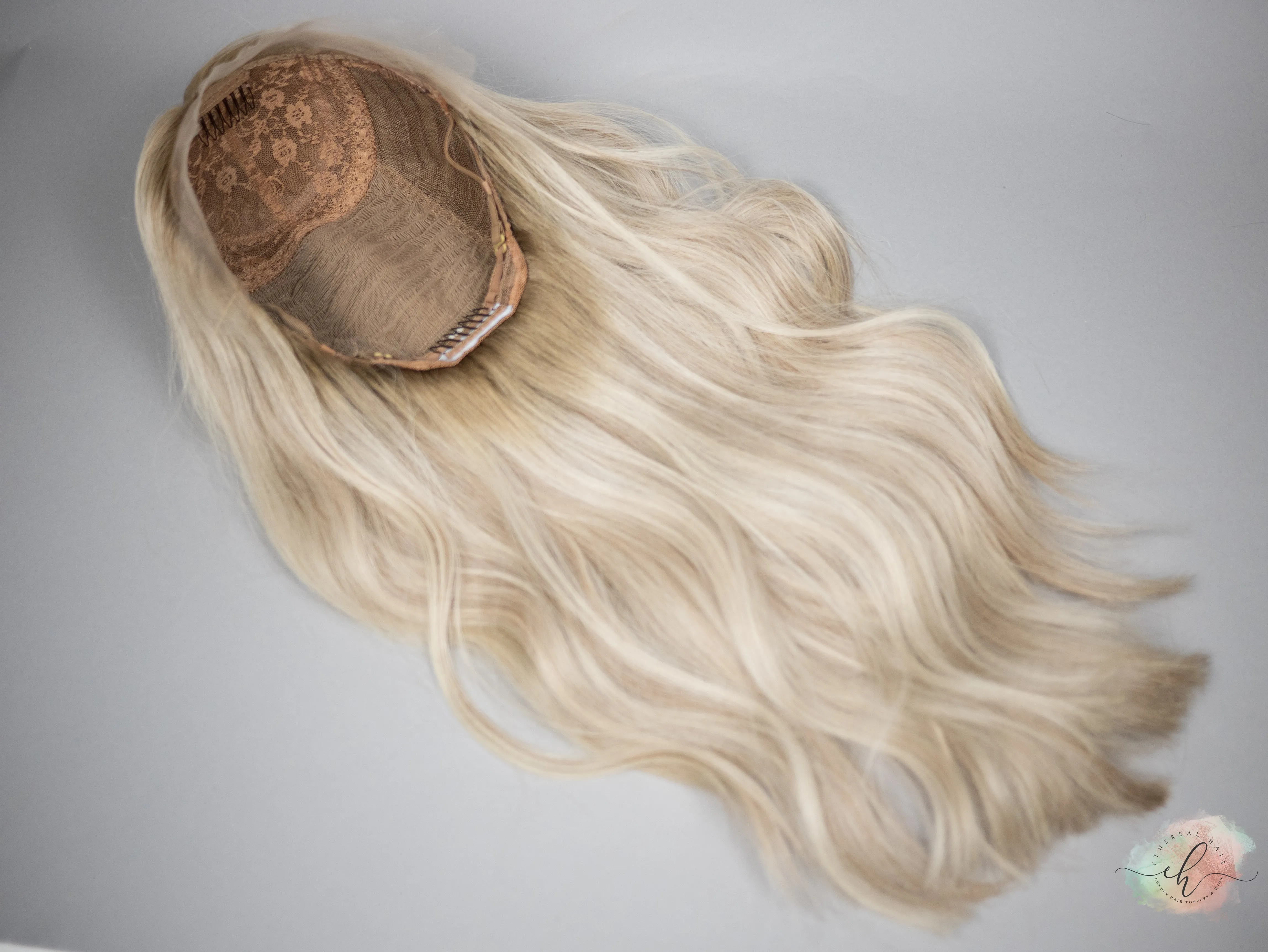 “SUMMER BREEZE" Exquisite Wig: Silk Top Lace Front, Sz. M, 23-24"