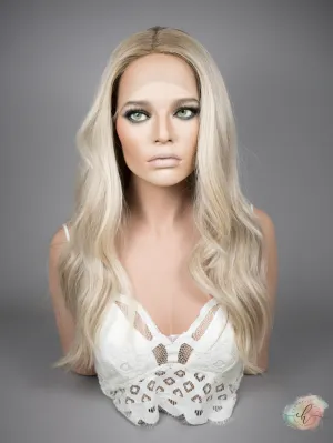 “SUMMER BREEZE" Exquisite Wig: Silk Top Lace Front, Sz. M, 23-24"