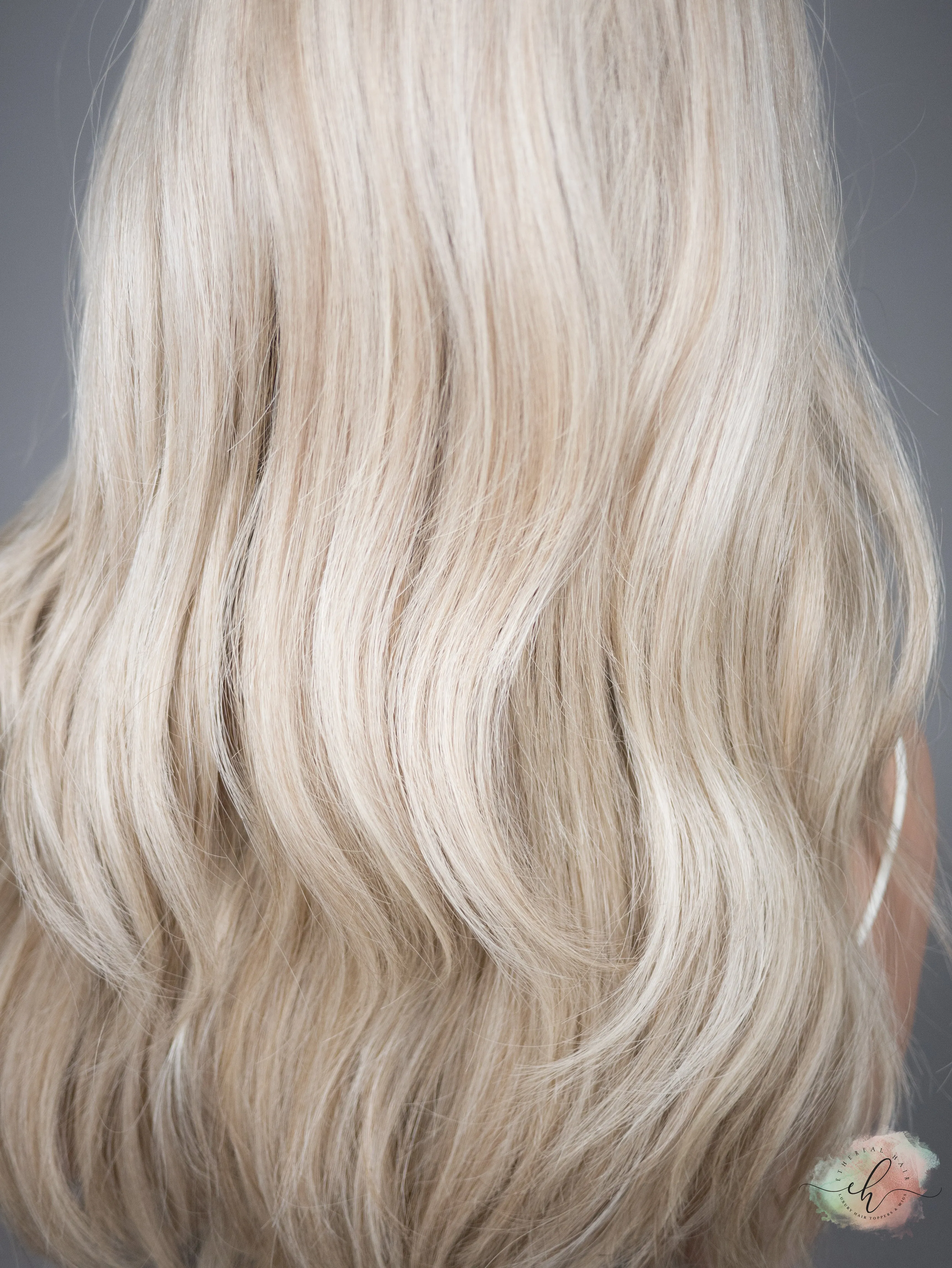 “SUMMER BREEZE" Exquisite Wig: Silk Top Lace Front, Sz. M, 23-24"