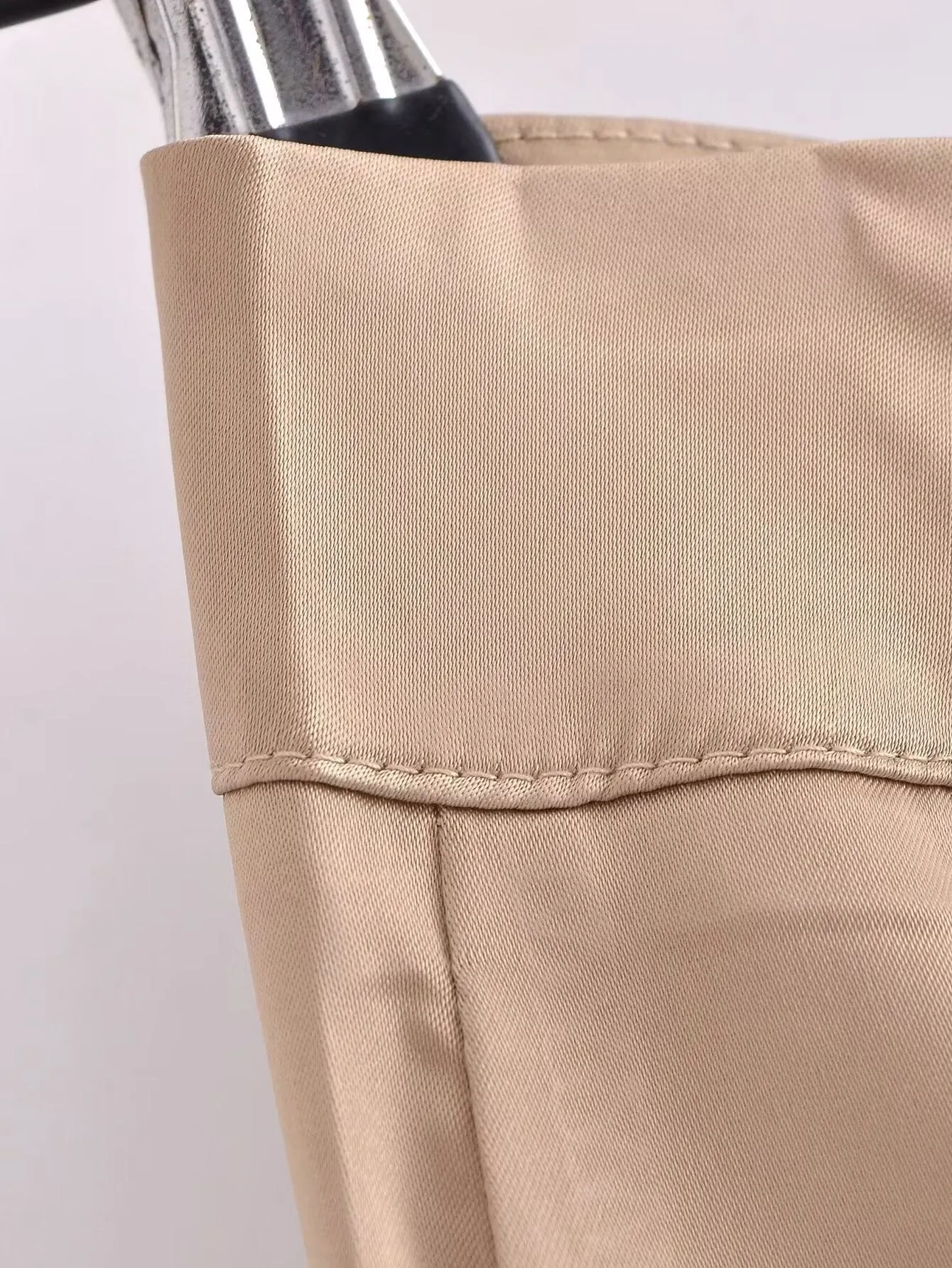 Sun Dresses Women Clothing Street Silk Satin Texture Casual Pants