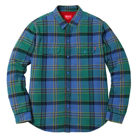 SUPREME Pile Lined Plaid Flannel Shirt