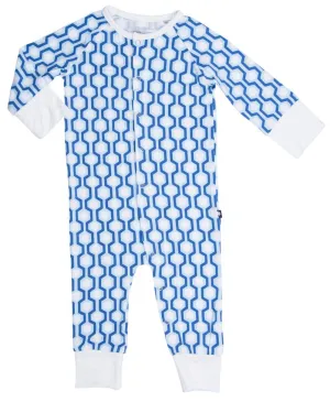 Sweet Bamboo Hexagons Raglan Romper