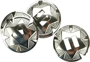 Tandy Leather Factory Tandy Leather 1-1/4" Slotted Round Conchos with Star Design