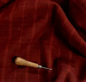 Textured Wool Fabric "Old Barn"