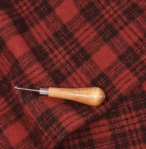 Textured Wool Fabric "Paul Bunyan Plaid"