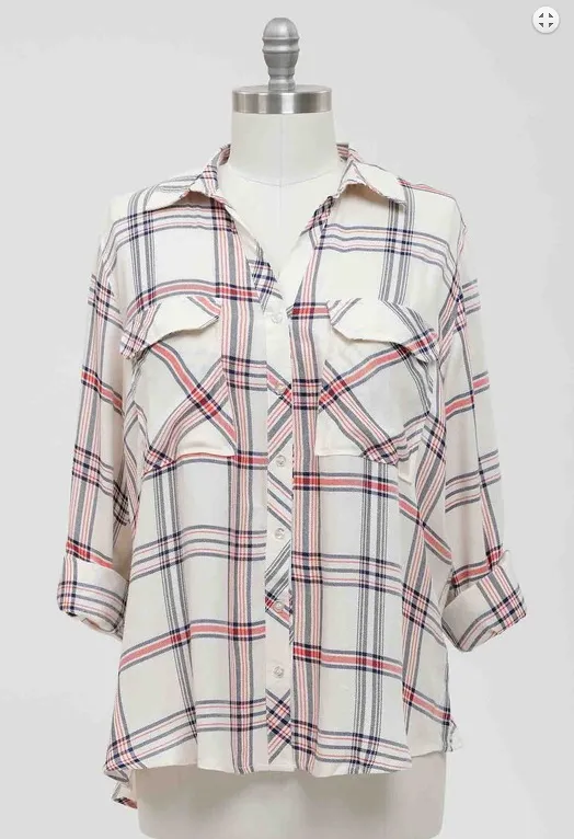 The Brinklee Button Down Top