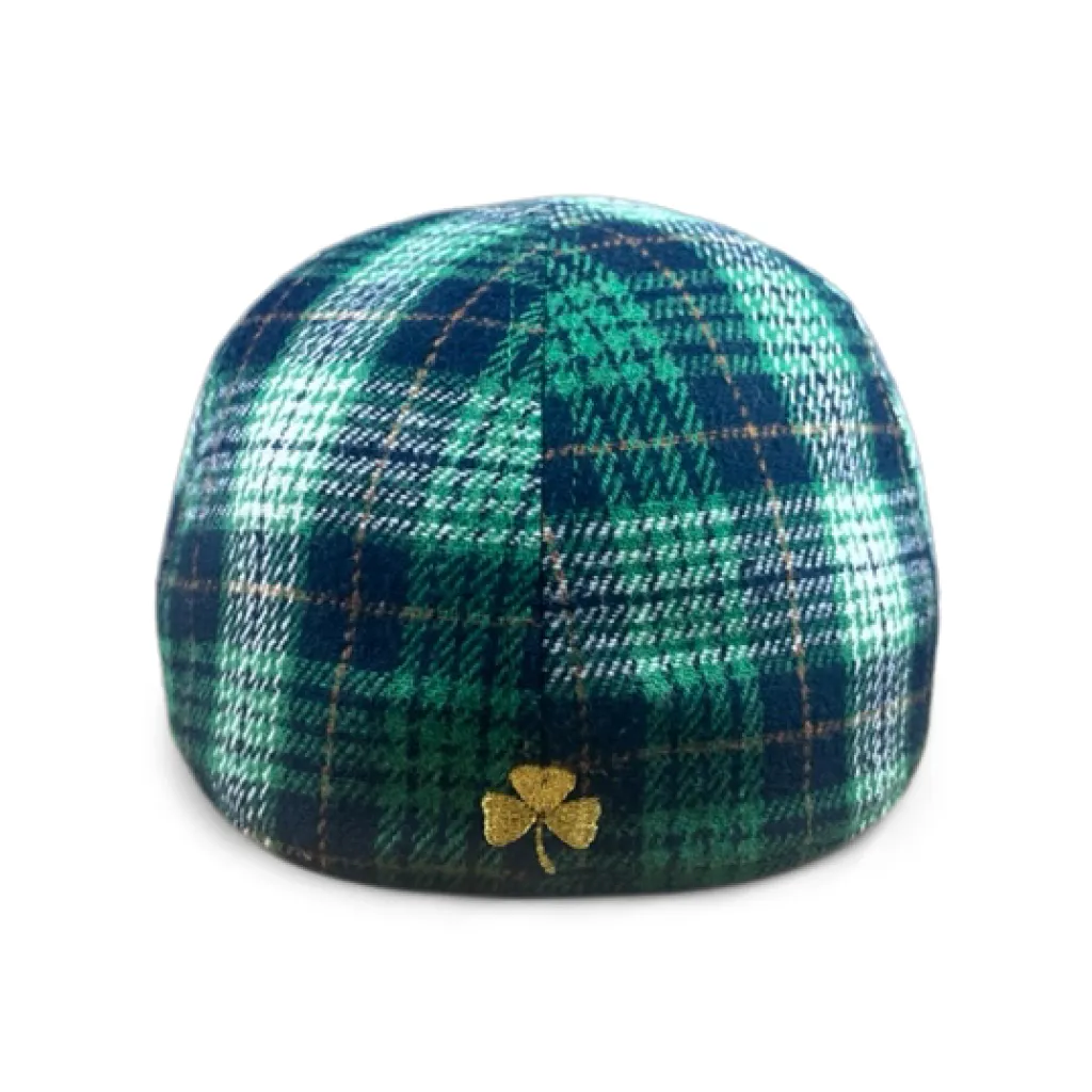 The Fighting Rock Boston Scally Cap - Green Plaid