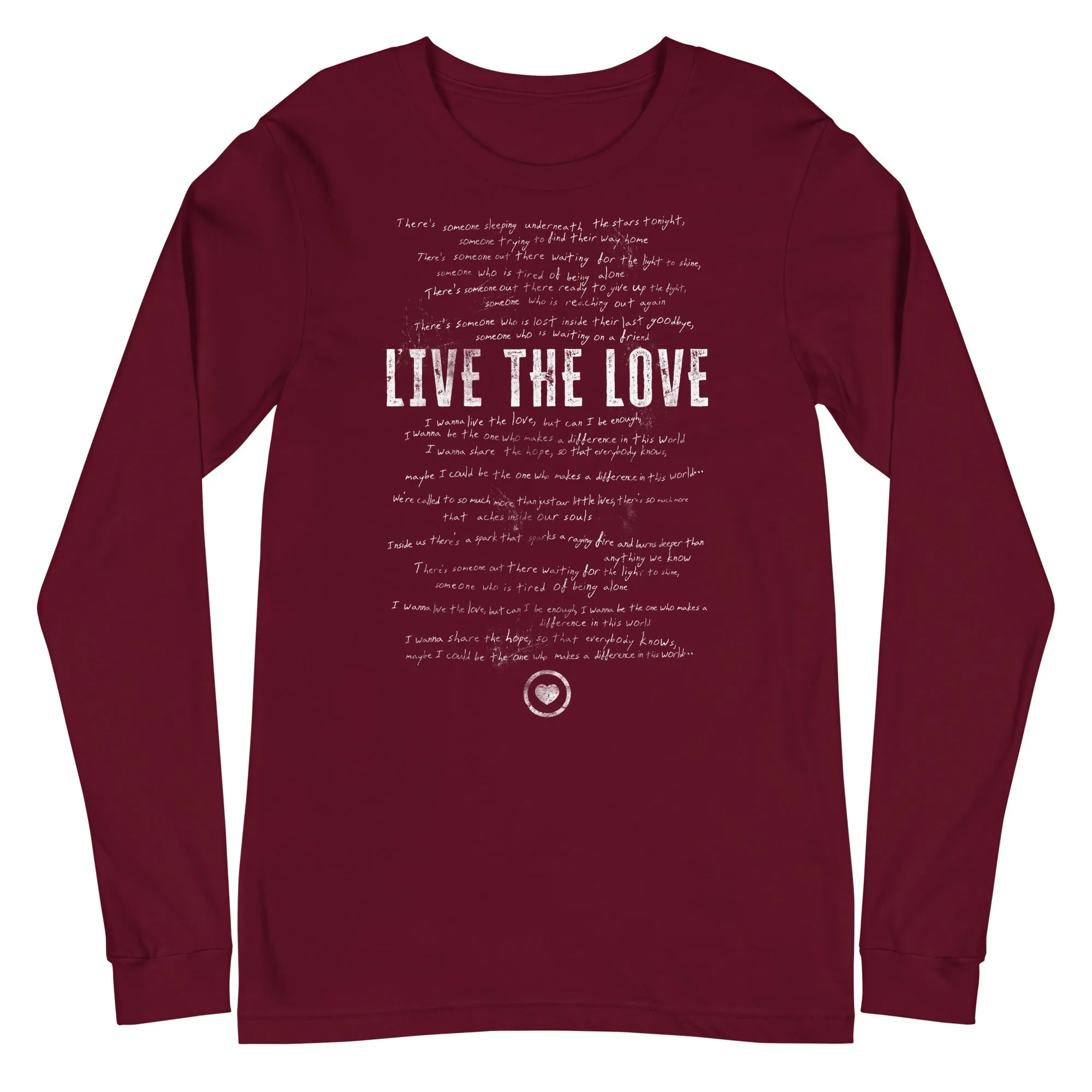 The Live the Love Unisex Long Sleeve Tee