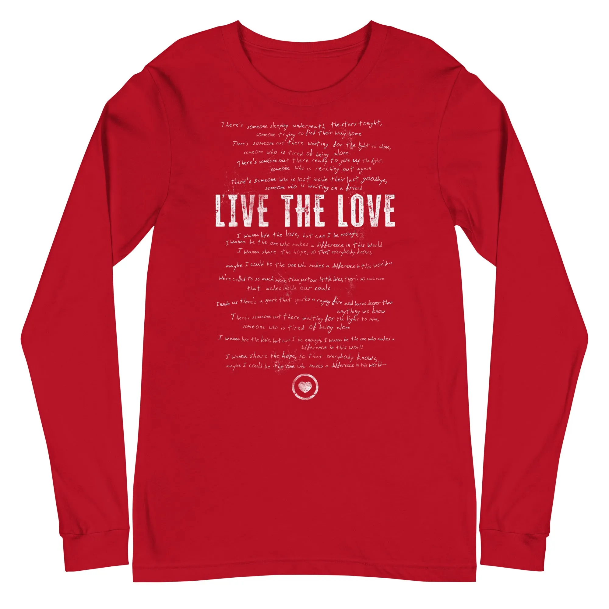 The Live the Love Unisex Long Sleeve Tee