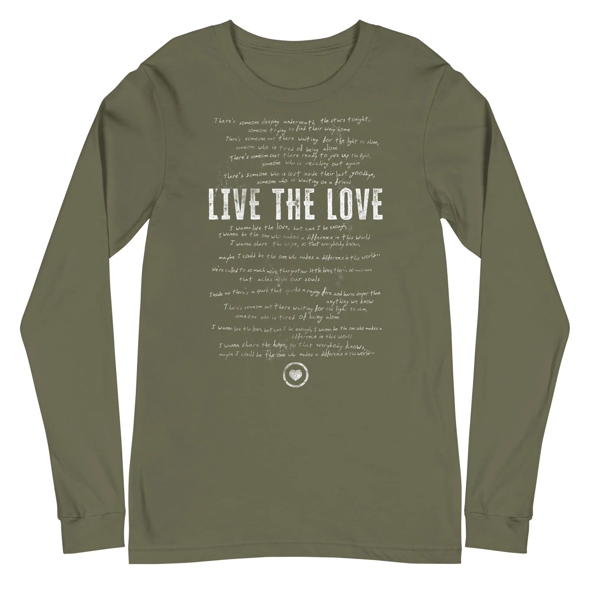 The Live the Love Unisex Long Sleeve Tee