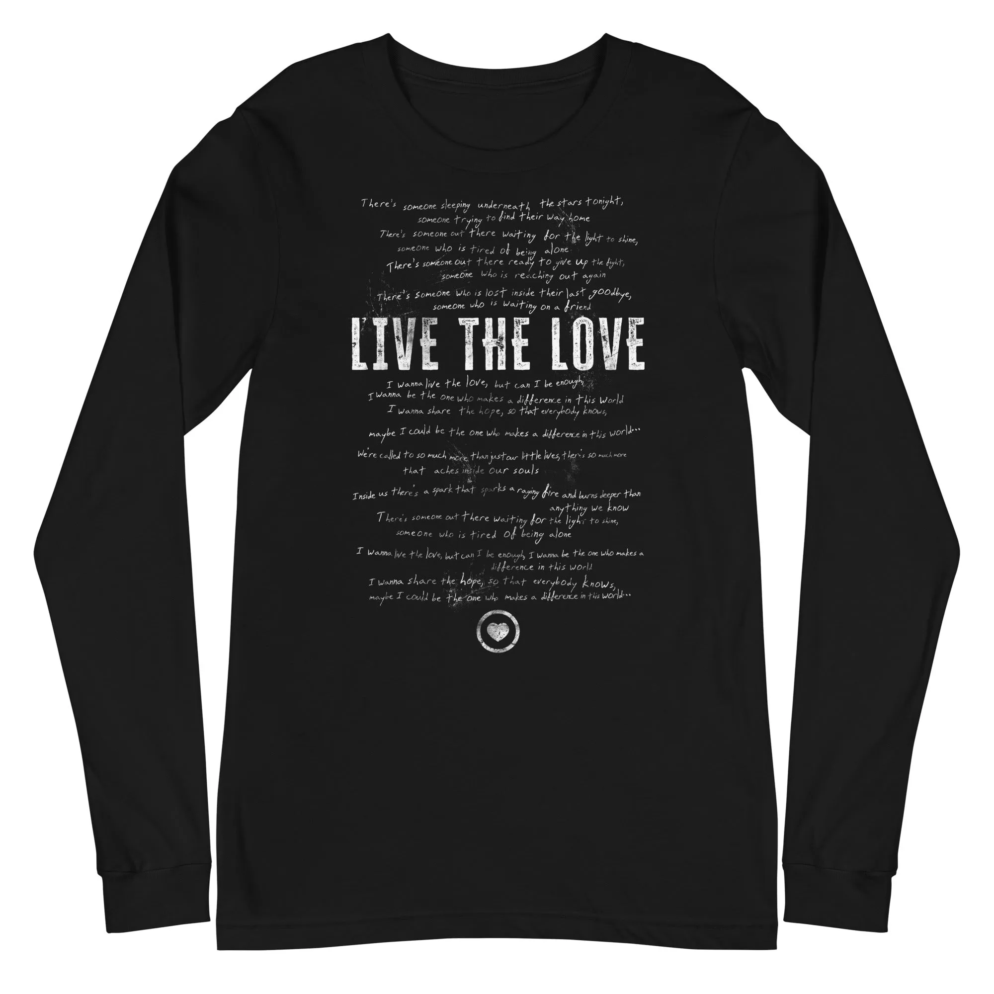 The Live the Love Unisex Long Sleeve Tee