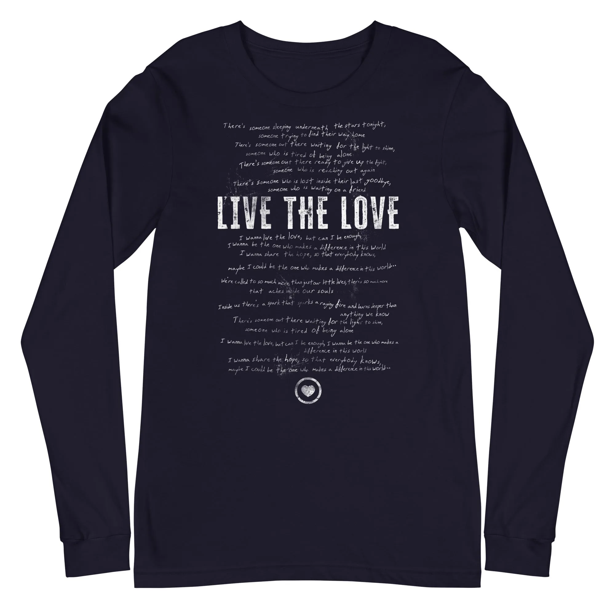 The Live the Love Unisex Long Sleeve Tee
