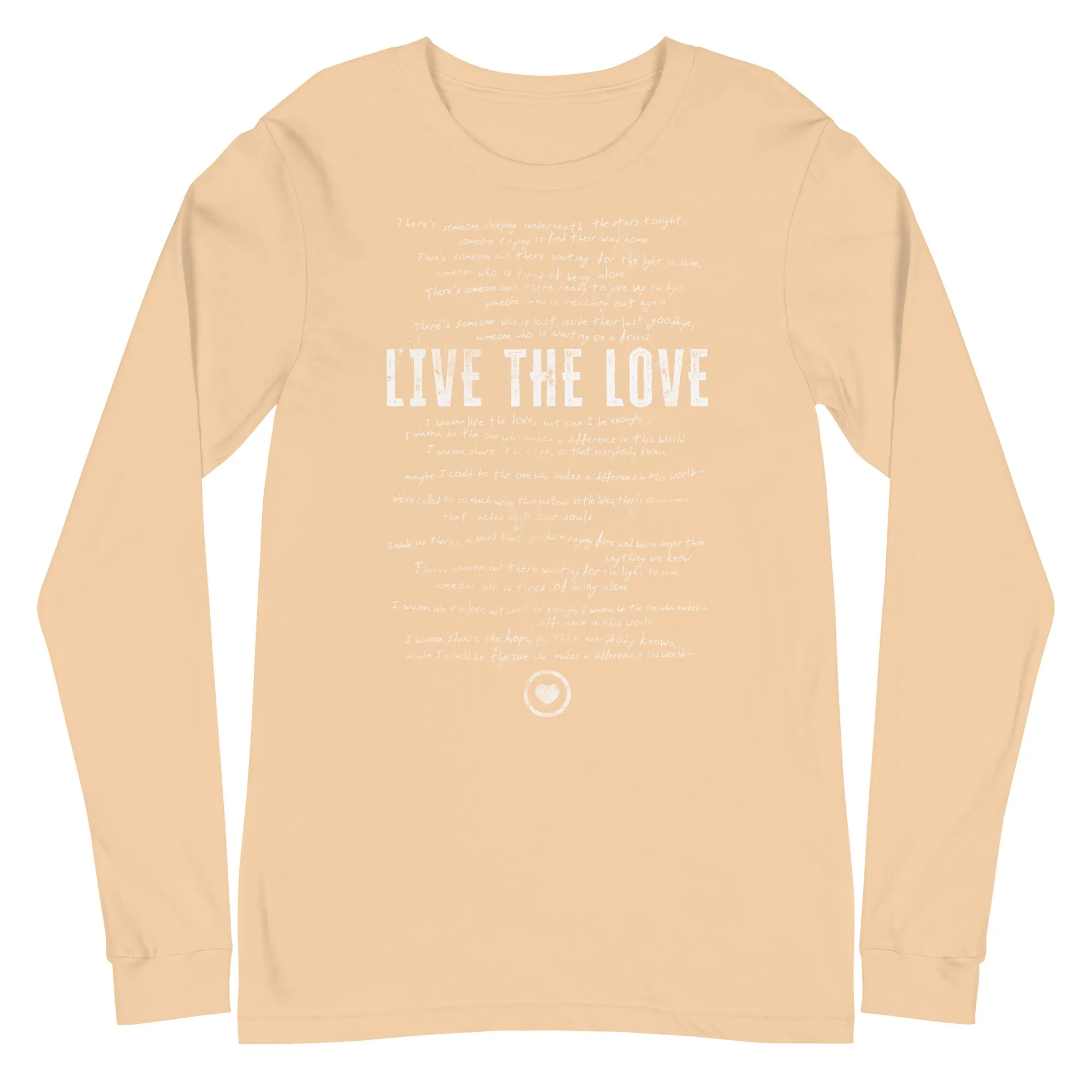 The Live the Love Unisex Long Sleeve Tee