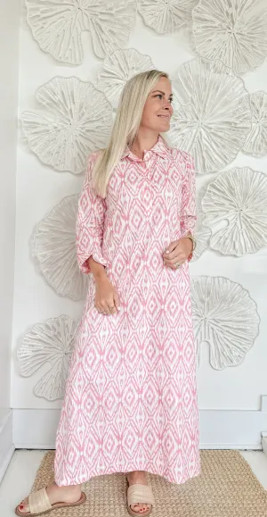 The Mabel Block Print Maxi