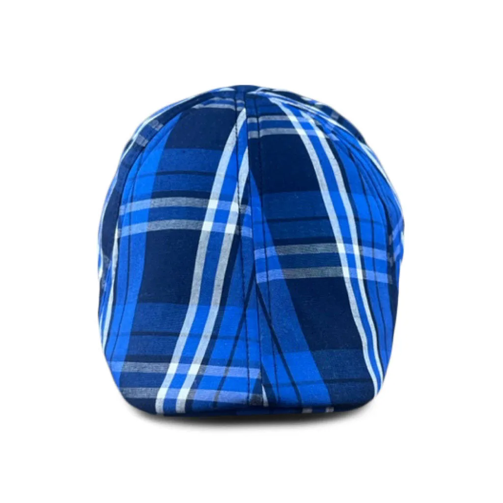 The Sweetwater Plaid Trainer Boston Scally Cap - Sweetwater