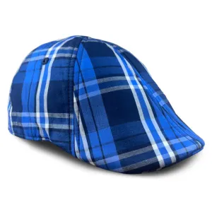 The Sweetwater Plaid Trainer Boston Scally Cap - Sweetwater