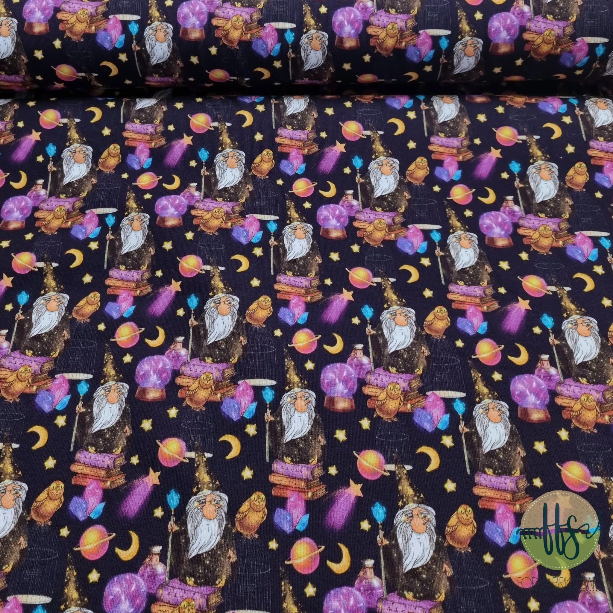The Wizzard-French Terry Cotton Spandex