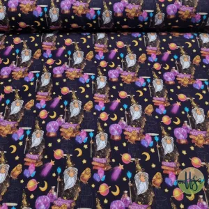 The Wizzard-French Terry Cotton Spandex