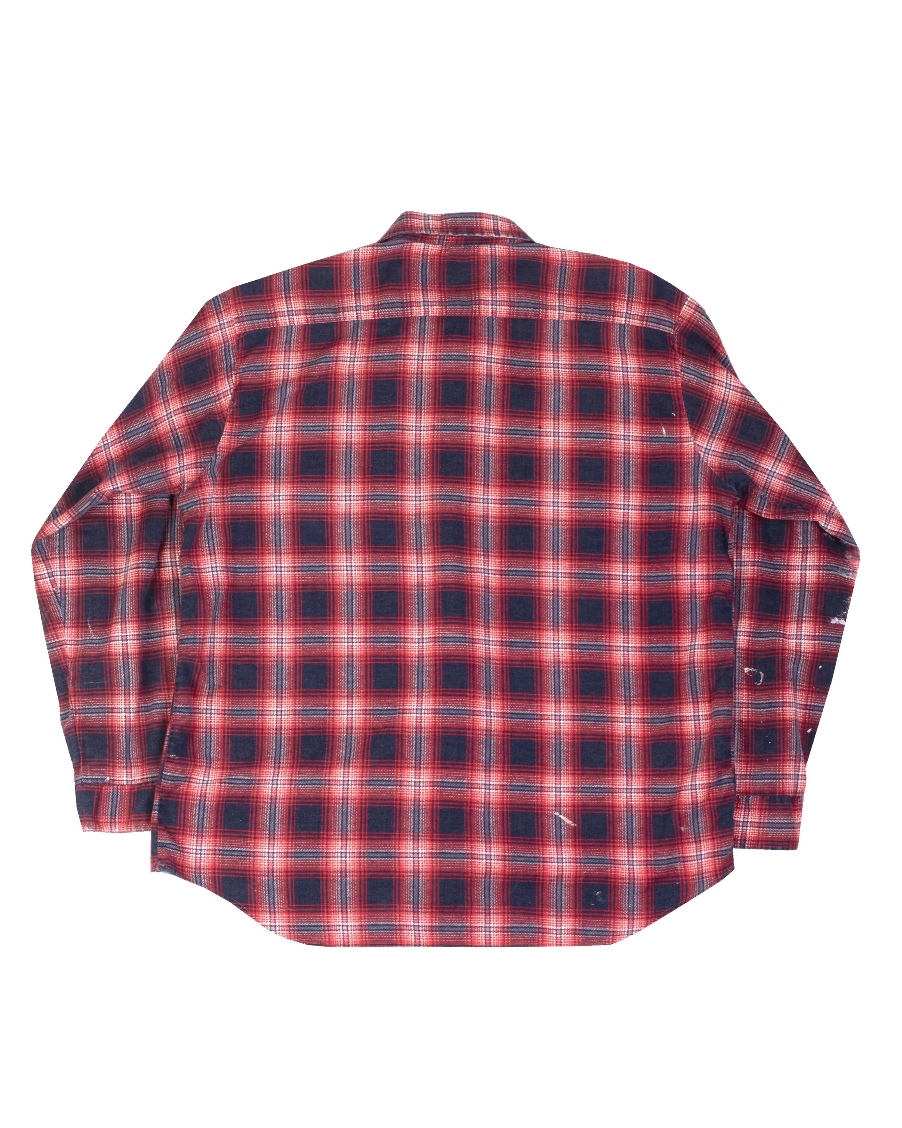 Thrashed Plaid Flannel Shirt