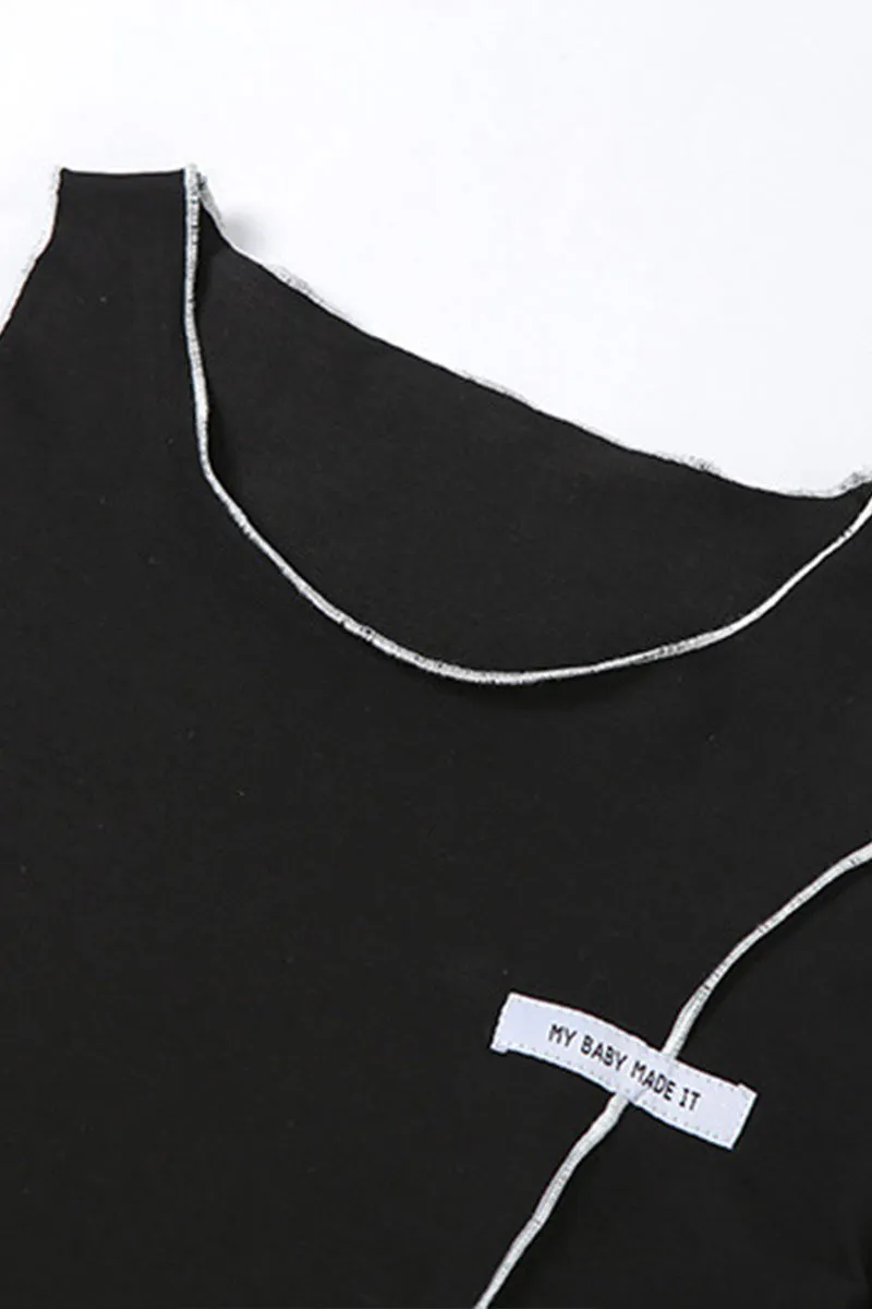 TI722 Off-Shoulder with Arm Sleeve Top