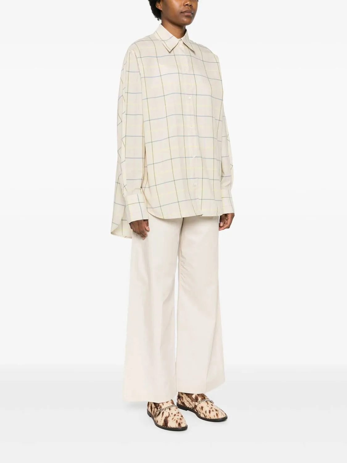 Toteme - Kimono-sleeve Poplin Shirt