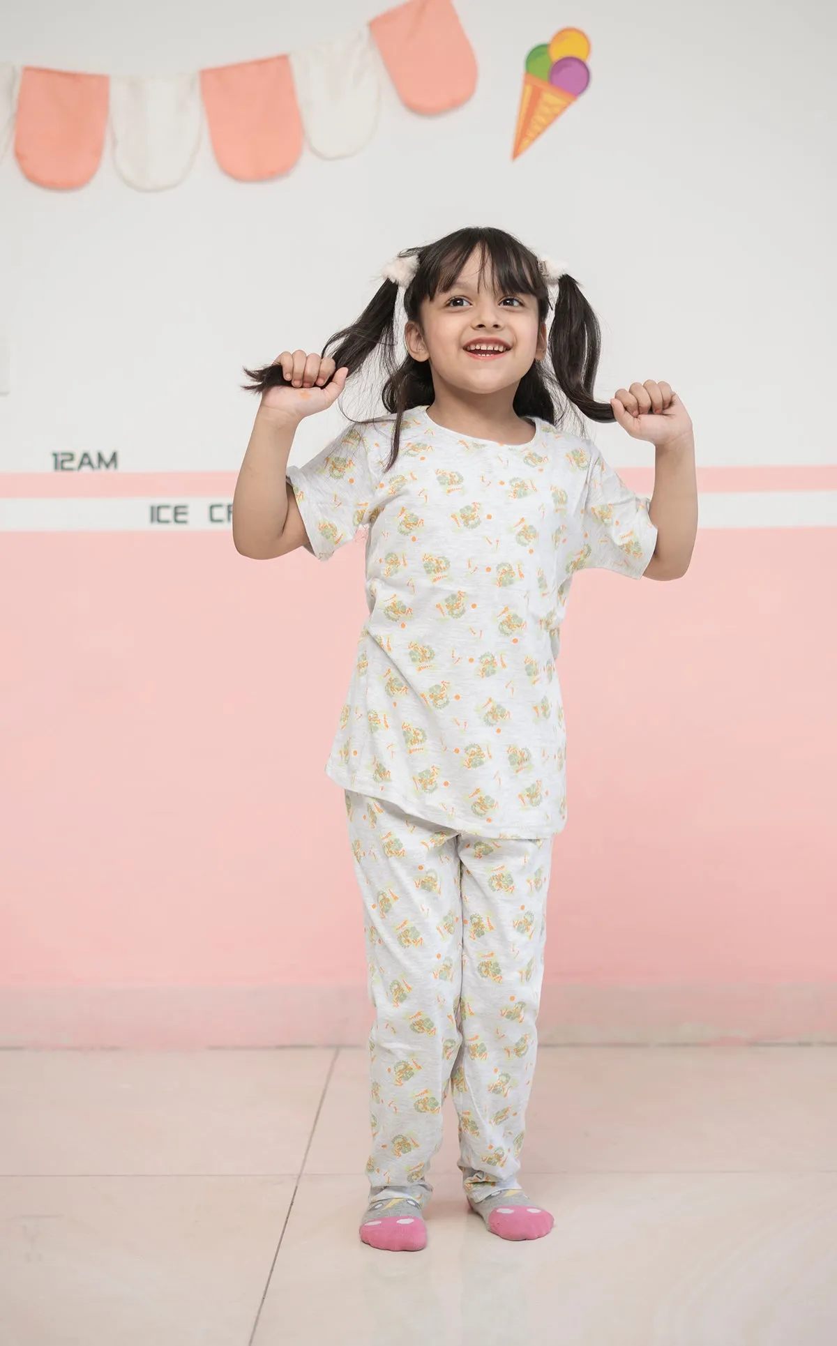 Trees Pattern Kids Pajamas