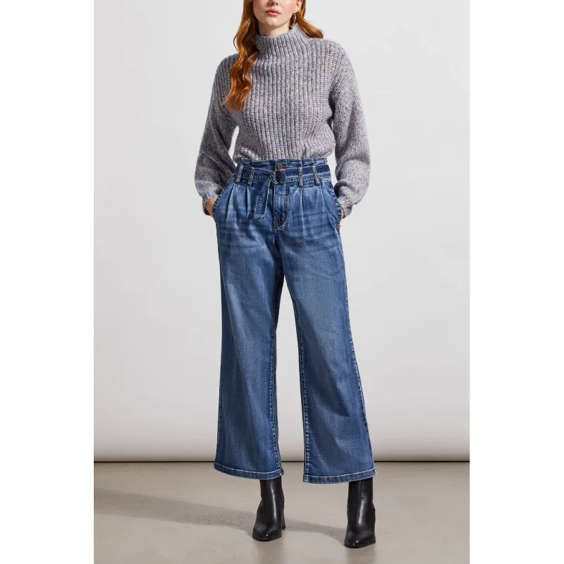 Tribal Brooke Paperbag Wide Leg Jeans