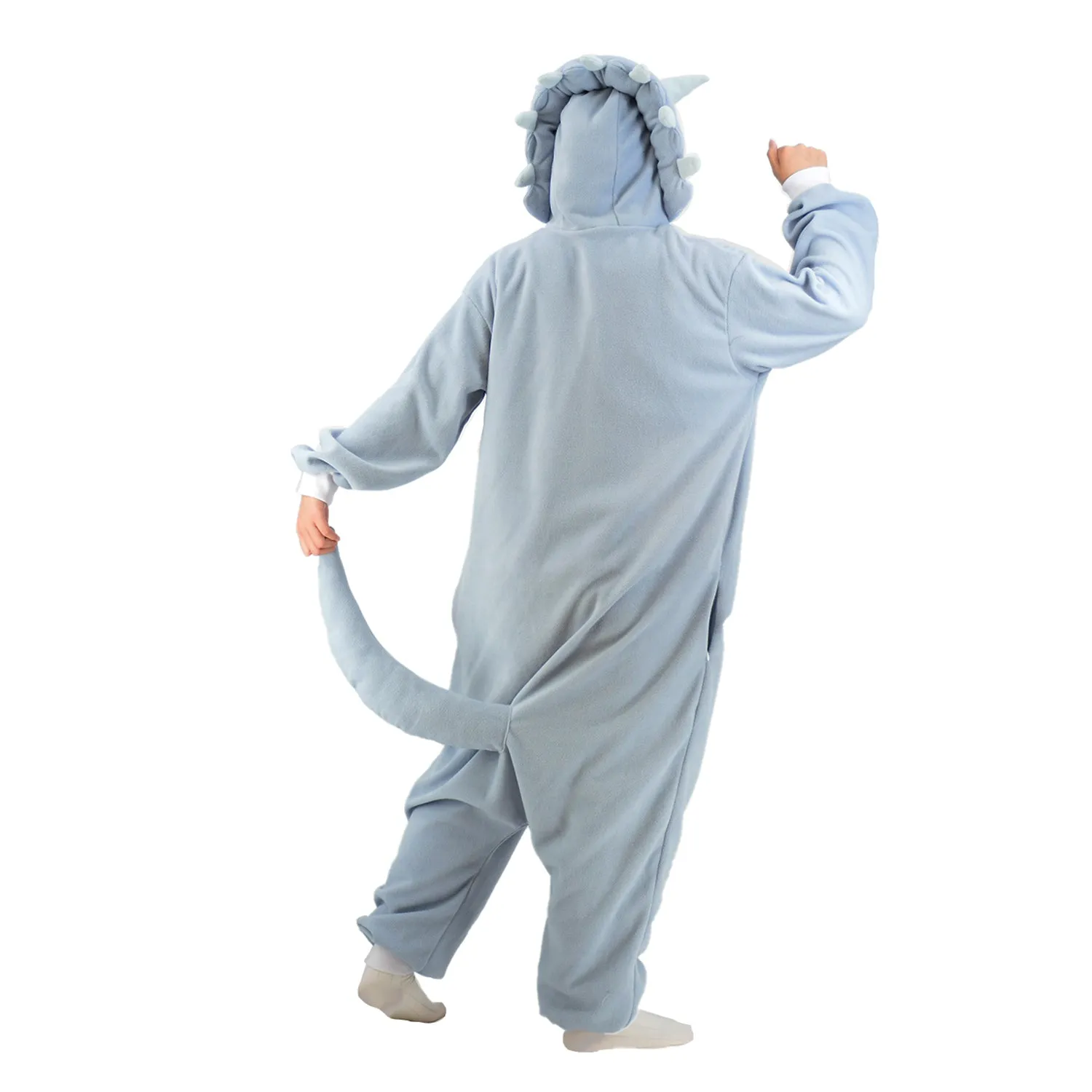 Triceratops costume onesie pajamas