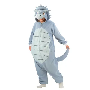 Triceratops costume onesie pajamas