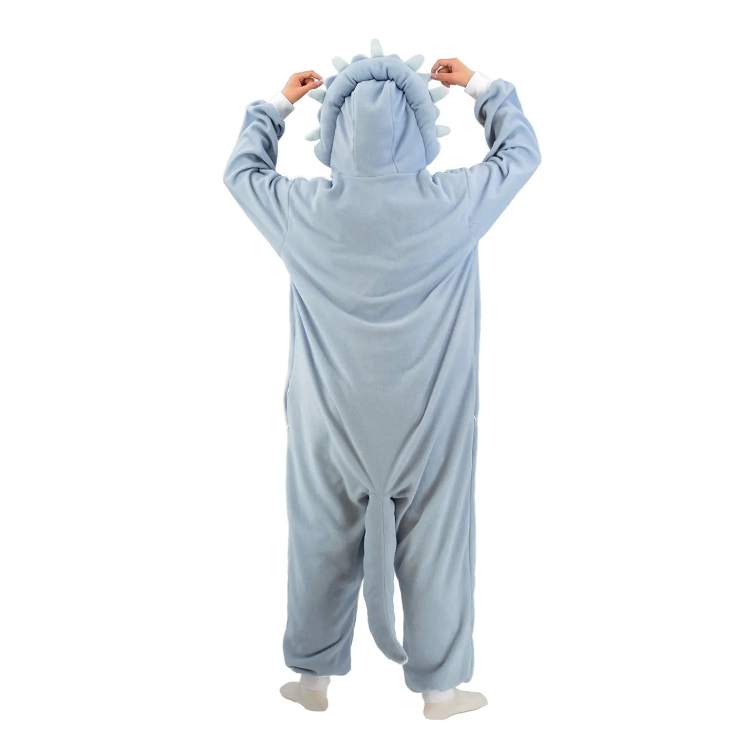 Triceratops costume onesie pajamas