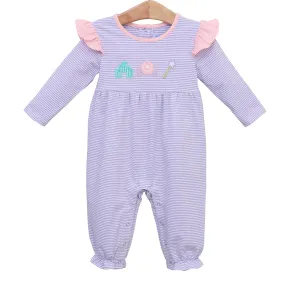 Trotter Street Kids Princess Romper - Lavender