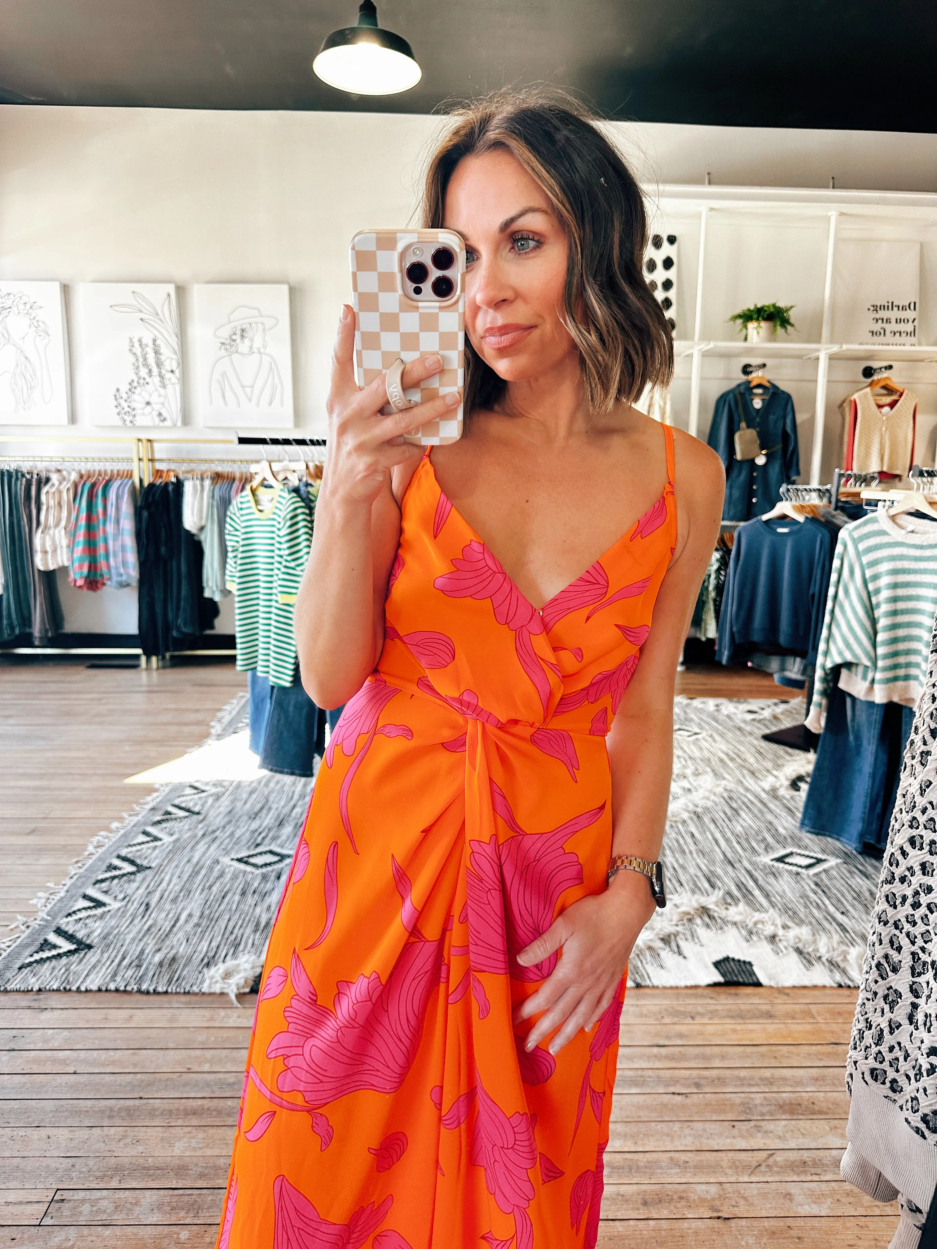 Twist & Flow Printed Jumpsuit-2 Colors