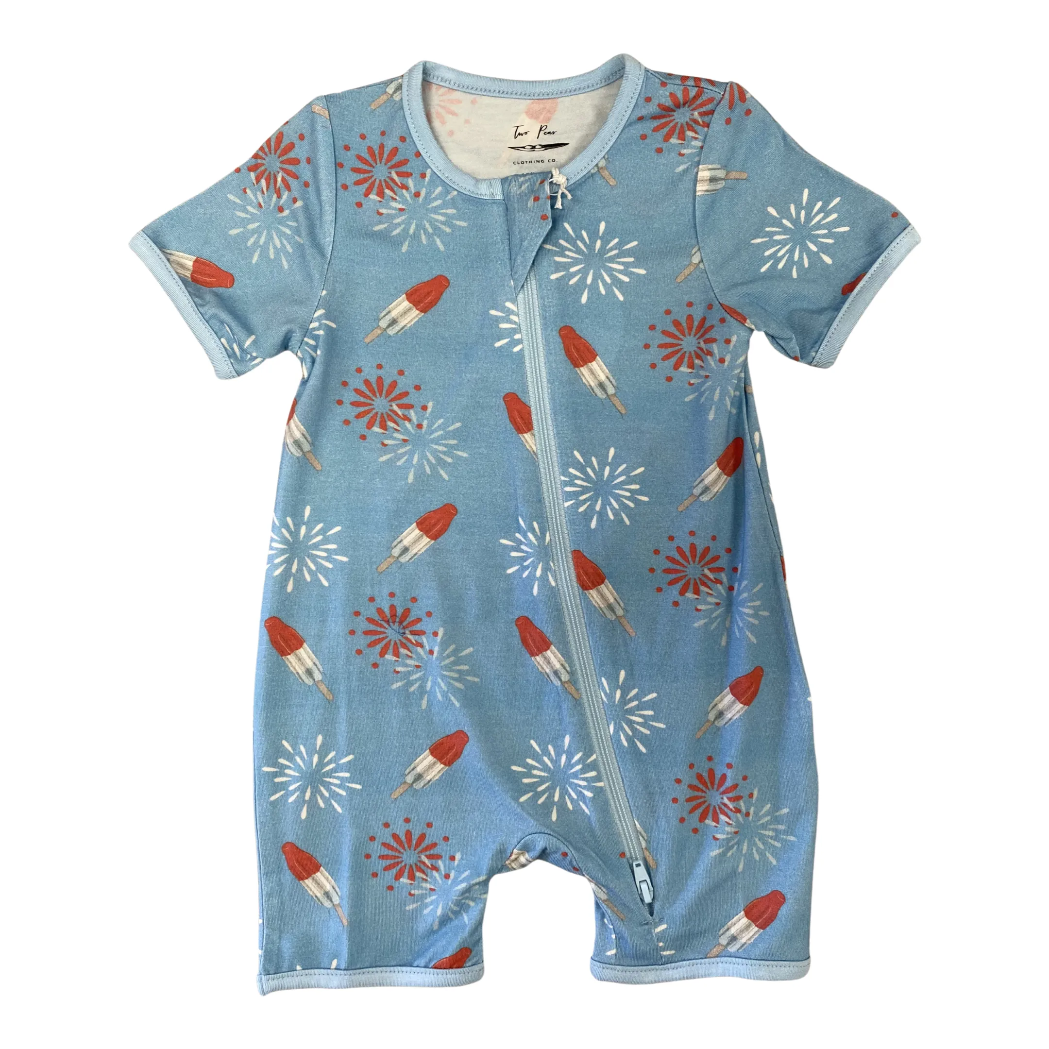 Two Peas Clothing Co Patriotic Pops Miller Romper