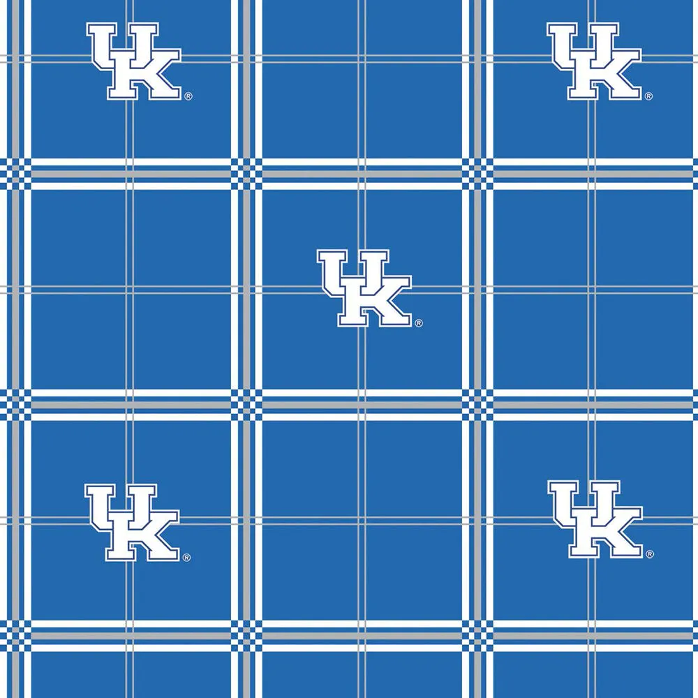 UNIVERSITY OF KENTUCKY-Plaid Flannel-100% Cotton-KY023