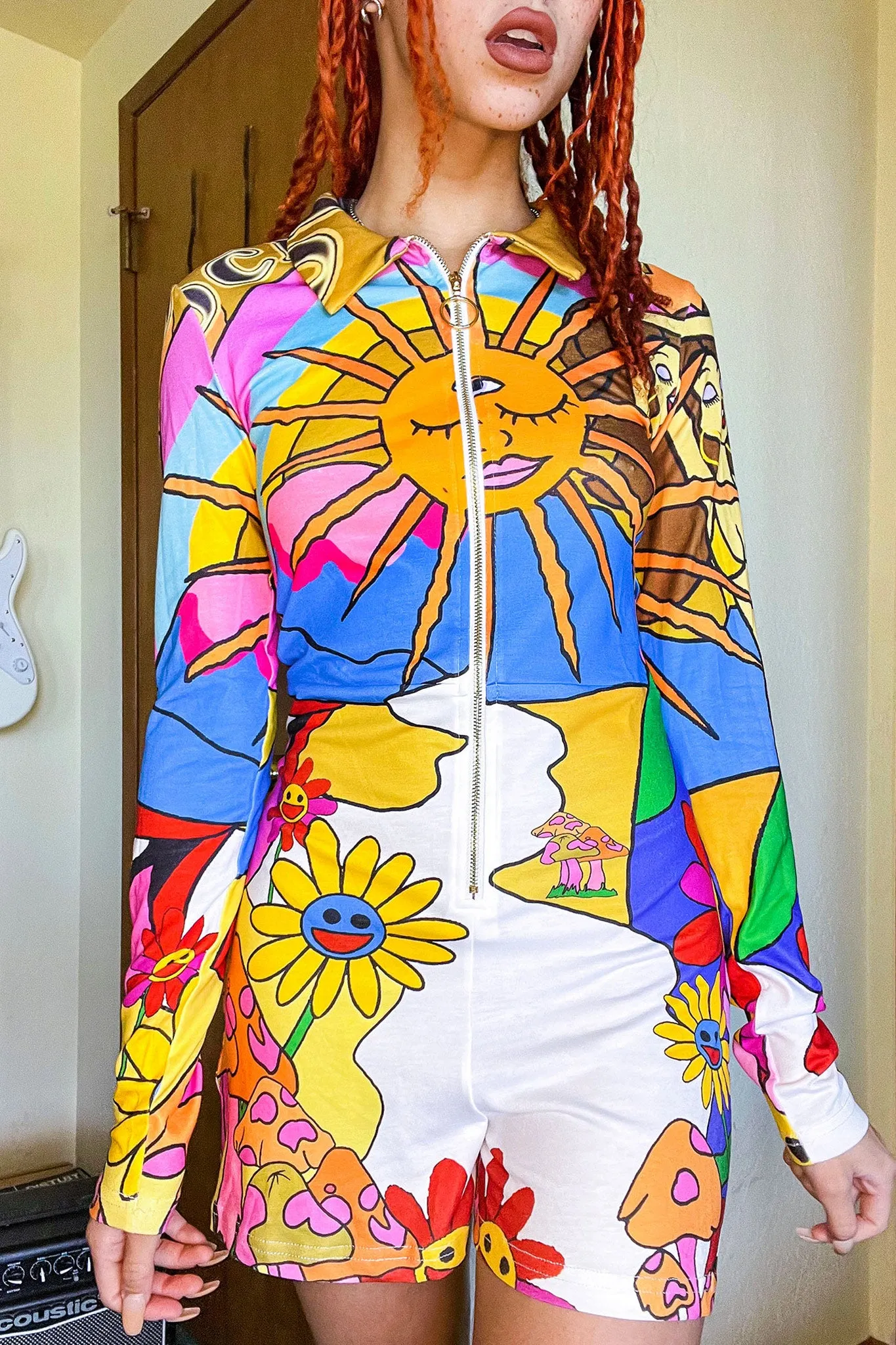 Unlock Your Mind Shorts Onesie