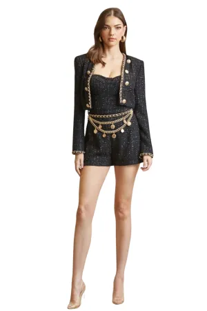 Vanesh Chain Tweed Set